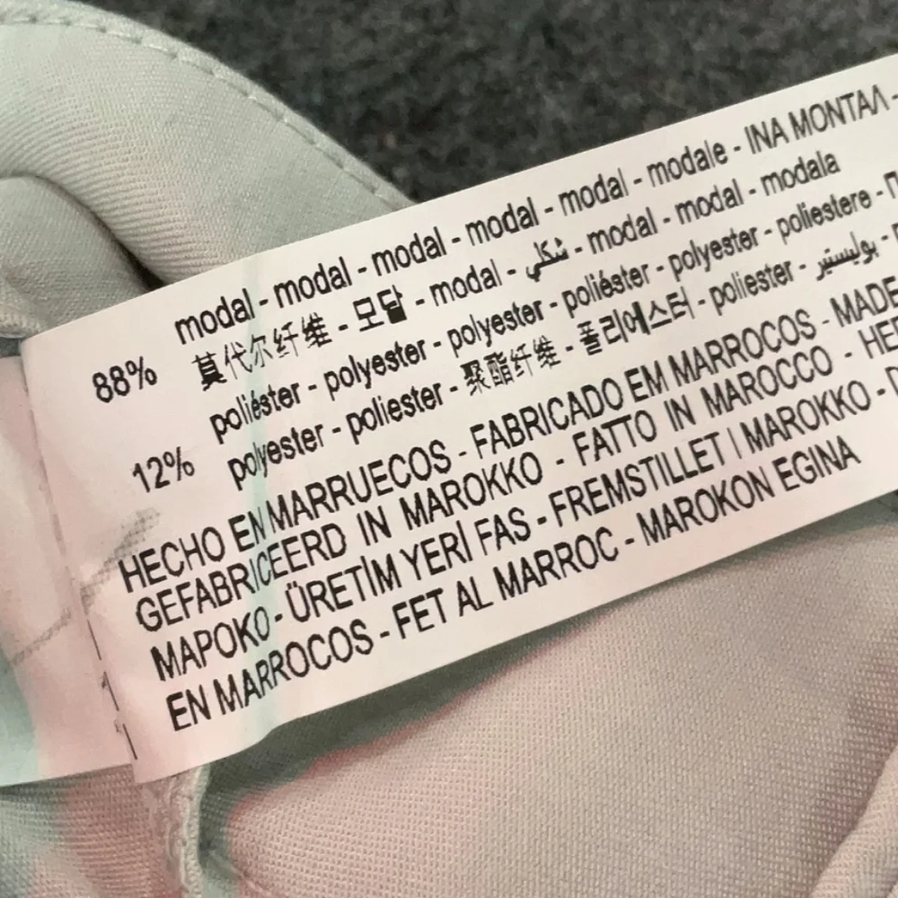Zara  HighWaist Pants Wide Grey Size S
